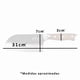 thumbnail image 3 of Cuchillo Machete Martillado 8" Inox, 3 of 4
