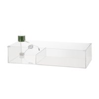 Magideal - Hábitat Para Reptiles En El Tanque De Tortugas Caja De Alimentación Transparente Hábitat Para Tortugas Trepadoras En Reposo Vista Completa Visualmente