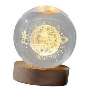 Genérico - Luz Nocturna De Bola Moderna Con Base De Resina Decorativa Para Decoración De Sala De Estar