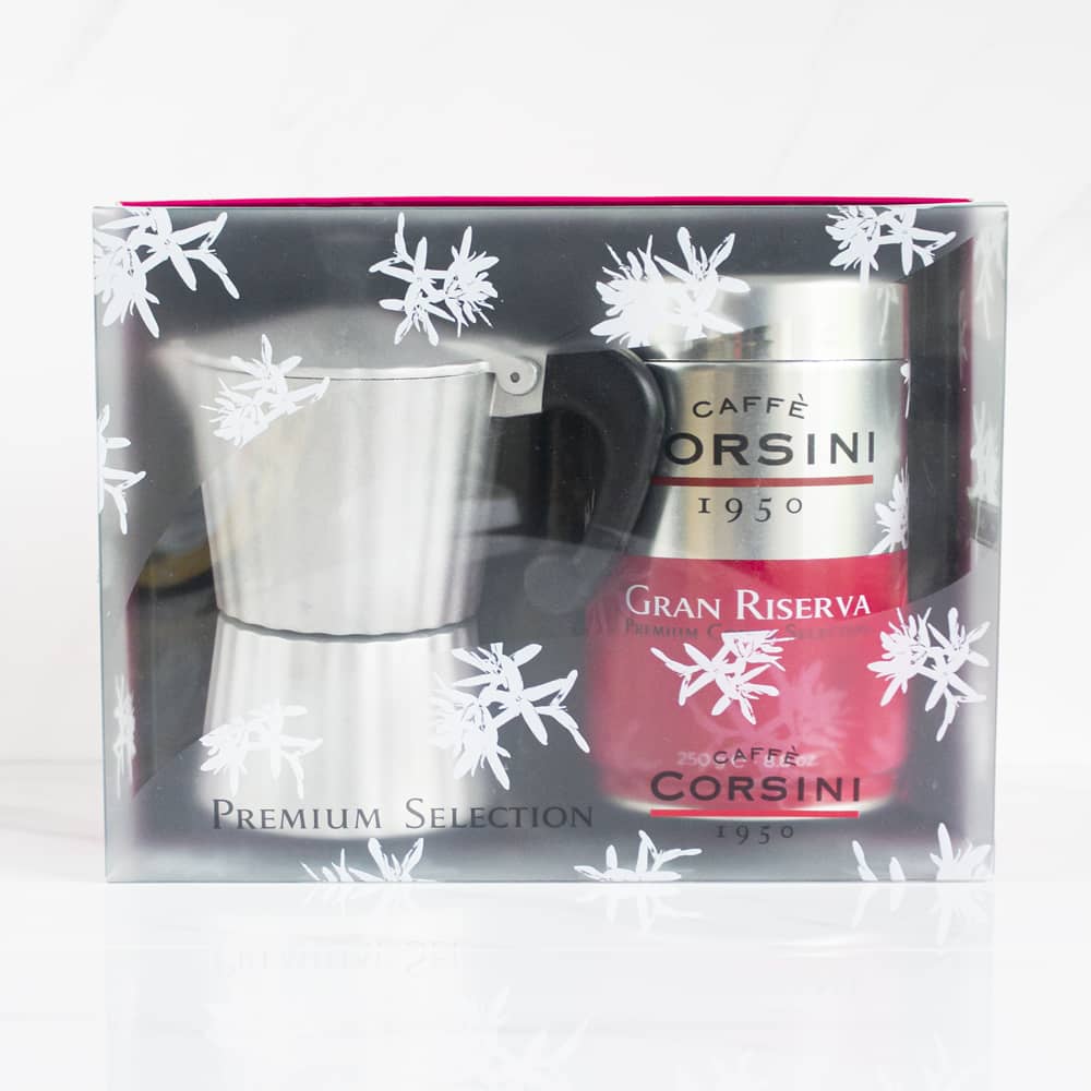 Pack Moka Italina + Café Gran Reserva Corsini 250 Gr