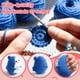 thumbnail image 5 of Muñeca animal mini de crochet hecha a mano Fabullus con tarjeta, 5 of 6