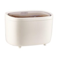 Magideal - Bote De Basura De Escritorio, Organizador De Escritorio Portátil Con Tapa, Bote De Basura Para Encimera, Bote De Basura Pequeño, Mini Bote De Basura Blanco