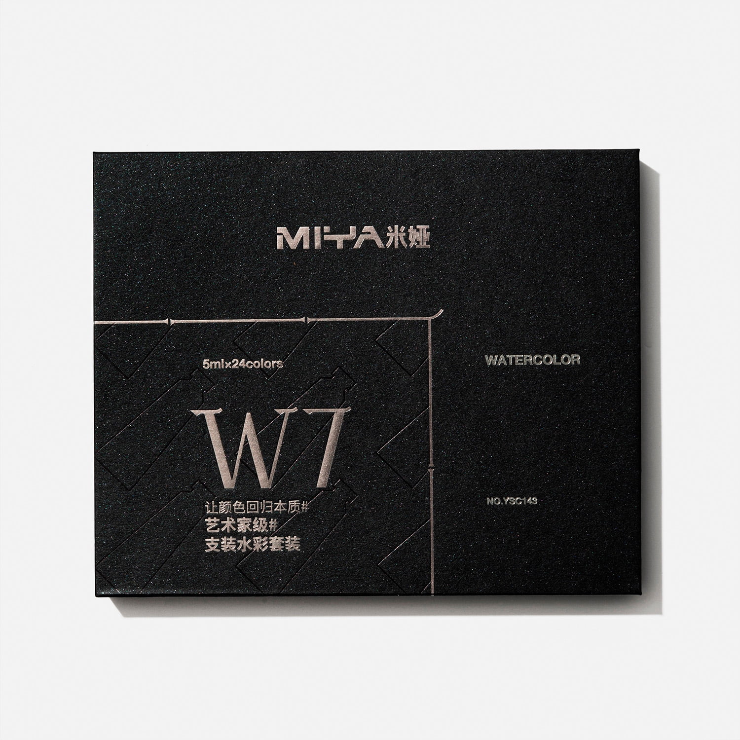 Miya Set Tubos De Acuarela W7 De 5 Ml 24 Colores
