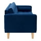 thumbnail image 3 of Sofa Retro 3c + 2 Pouf Felpa 05 Azul Marino, 3 of 6