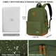 thumbnail image 3 of Mochila SUPACOOL para portátil ligera con puerto USB, color oliva/marrón, 3 of 8