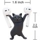 thumbnail image 4 of Soporte para AirPods ATHAND con diseño de gato negro de 5,5 cm – Decoración de escritorio, 4 of 6