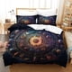 thumbnail image 2 of Juego de funda nórdica Astrolabio con estampado 3D, microfibra cepillada suave, fundas nórdicas con los doce signos del zodiaco, fácil cuidado, juegos de ropa de cama de calidad hotelera con, 2 of 3