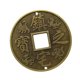thumbnail image 2 of Bronce Antiguo Moneda De Cobre Antiguo Chino Assuage Residence Lucky Coins Charms, 2 of 5