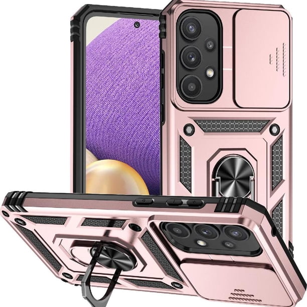 Estuche GANGXUN para Samsung Galaxy A35 5G, soporte giratorio 360°, estilo mecánico y magnético