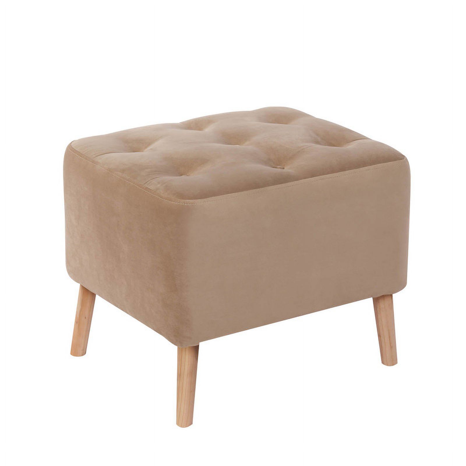 Latam Home - Pouf Lyon Tela Velvet Beige