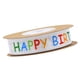 thumbnail image 5 of Cinta De Poliéster De Feliz Cumplea?os Para Envolver Regalos, Decoración De Fiestas, 1,5 Cm, 10 Yardas, 5 of 5