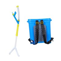 Ioensy - Esparcidor De Fertilizante Manual, Herramienta De Fertilización De 25 L Para Árboles Frutales De Maíz, Doble Puerto