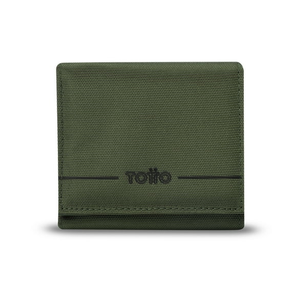 Billetera Totto Hombre Sayle con RFID Blocker Verde