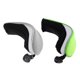 thumbnail image 1 of 2x Golf Hybrid UT Club Head Cover Headcover W / Number Tag Gris Verde, 1 of 5