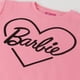 thumbnail image 3 of Polerón Cerrado Niña Corazón Rosado Barbie, 3 of 4