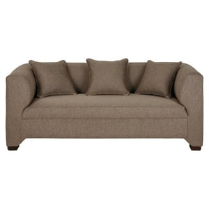 Muebles América - Sofá 3 Cuerpos Metropolitan Tela Café