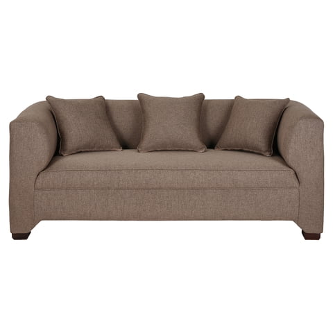 Muebles Altiro - Sofá Efrain 3 Cuerpos - Tela Lino Café