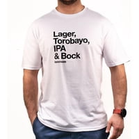 Kunstmann - Polera Clásicas Colores Blanca L Hombre