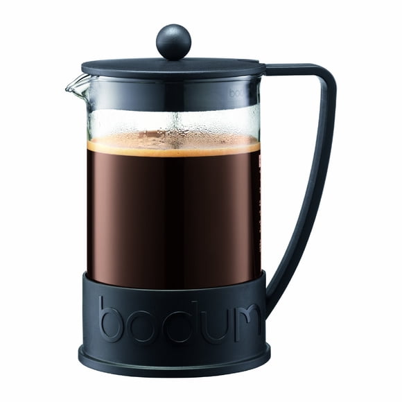 Cafetera y tetera French Press Bodum, 1 L, 8 tazas, negra