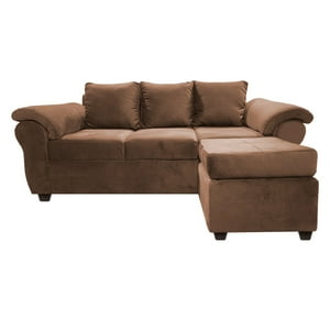 Muebles Mpr - Sofá Ezeiza Felpa Café