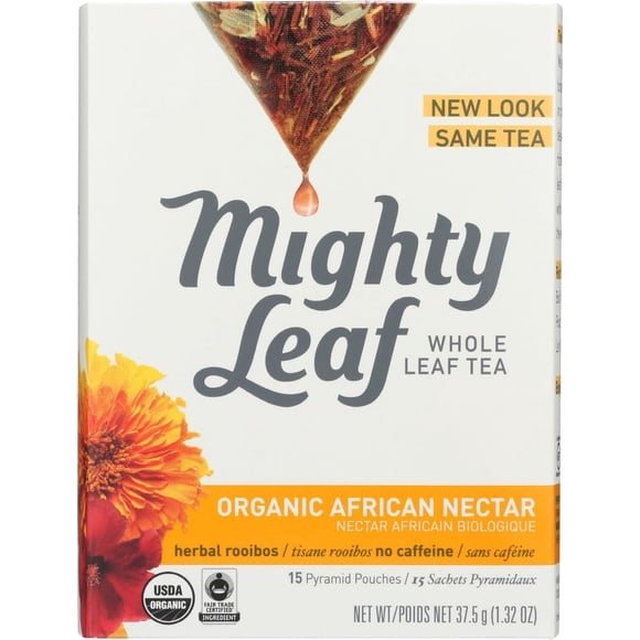 Té De Hierbas Mighty Leaf African Near Rooibos 45 Sobres