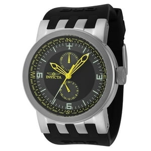Reloj Invicta Dna Silicone Strap Grey And Black Multifunction Dial Quartz 44225 100M Men'S Watch