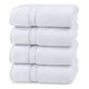 thumbnail image 1 of Juego De 4 Toallas Faciales 32x32cm Algodon 500g Set Baño Az Blanco Blanco, 1 of 10