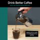 thumbnail image 2 of Moka Pot Coffee Gator, 4 tazas, 200 ml, acero inoxidable, 2 of 9
