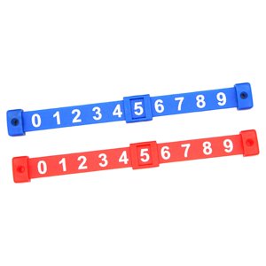 Ioensy - Contador De Puntuación De Futbolín Para Niños, Marcador De Mesa De Futbolín, Rojo Y Azul, 2 Uds.