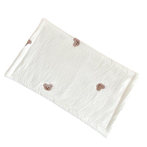 Bothyi - Almohada De Bebé Para Dormir, Cojín De Ropa De Cama Lavable Acolchado De Algodón Suave Para Bebé, Oso