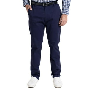 Kotting - Pantalón Frente Plano Spandex Regular Fit Azul 50