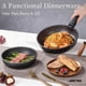 thumbnail image 5 of Juego de utensilios de cocina JEETEE antiadherentes de 17 piezas con mango desmontable, 5 of 9