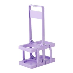 Genérico - Portador De Botella De Agua Deportiva, Resistente, Plegable, Para Deportes De Equipo, Estadio De Fútbol, Color Morado Claro