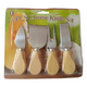 thumbnail image 2 of Set Cuchillos Para Queso Mango Madera Cocktail Acero Inox Madera, 2 of 2