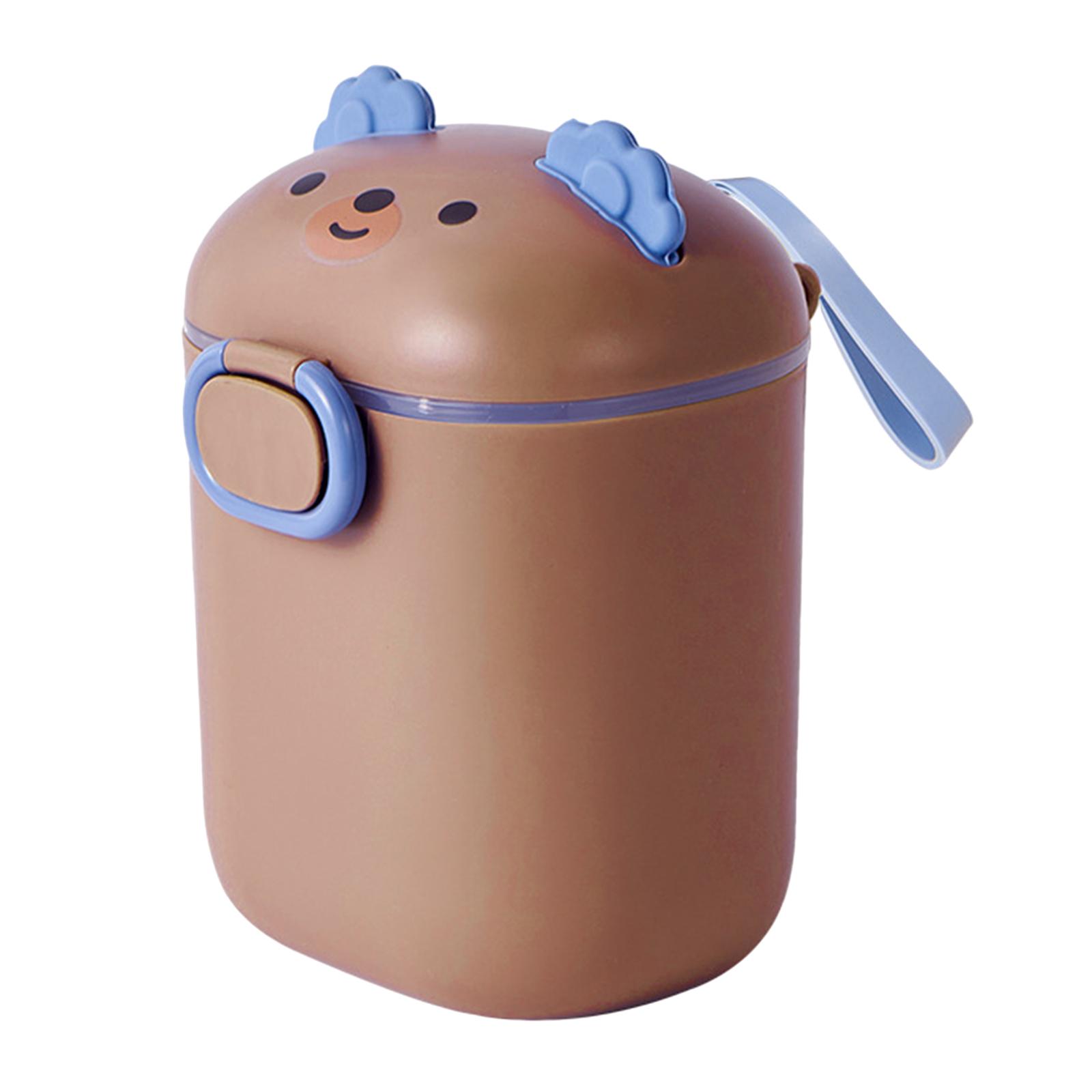 Magideal - Dispensador De Fórmula Para Bebés, Dispensador De , Caja De Almacenamiento De Alimentos Que Incluye Contenedores De Cuchara De Leche En L