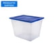 thumbnail image 1 of Caja Organizadora Con Tapa Azul 27L Mybox Polipropileno Transparente, 1 of 1