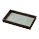 thumbnail image 3 of Bandeja Organizadora De Vidrio En Relieve, Bandeja De Tocador De Maquillaje Multiusos Para Fiestas, Hogar, Rectángulo Marrón Oscuro, 3 of 5