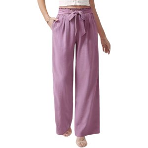 Likeshop - Palazzo Tipo Lino Mujer Algodón Cintura Elasticada Verano 150