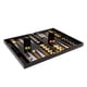 thumbnail image 1 of Set de Backgammon Elegante TIZO 18” Negro Lucita con Cierre Magnético, 1 of 7