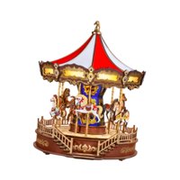 Bothyi - Caja De Música Con Diseño De Carrusel, Bonita Decoración De Escritorio Para Hija, Mamá, Regalo De Cumpleaños