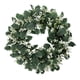 thumbnail image 5 of Corona Grande De Hojas Verdes, Corona Navideña Artificial Para Ventana De Patio, Estilo De Boda F, 5 of 5