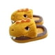 thumbnail image 1 of Pantuflas Niños De Felpa, Diseño Dinosaurio, Anime, Kawaii Color Amarillo Talla 30-31, 1 of 2