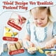thumbnail image 3 of Juego de juguetes de madera Lehoo Castle para cocina infantil, juego de comida, 3 of 3