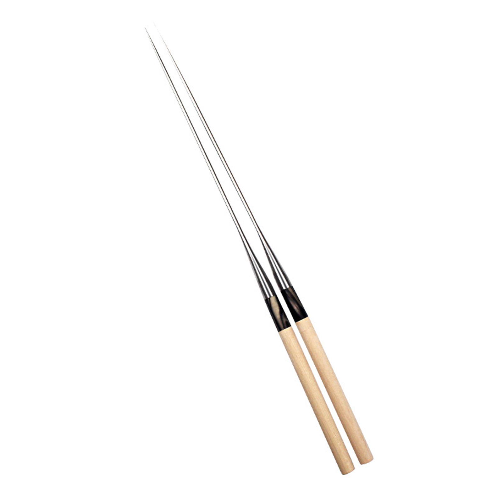 Magideal - Palillos Para Servir Salmón, Palillos De Cocina, Palillos Con Mango De Madera De Fácil Limpieza, Herramientas De Guarnición De Sushi Para Viaje En Cas 24 Cm