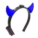 thumbnail image 1 of Diadema LED con forma de cuernos de diablo, parpadea en azul Lucius, 1 of 4