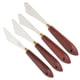 thumbnail image 4 of 4 piezas de espátula de acero inoxidable con forma de cuchillo para pintura al óleo, espátula para mezclar acrílico, 4 of 11