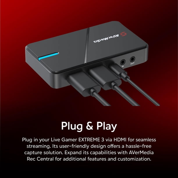 52●LIVE GAMER EXTREME3 RI0323-1 Tarjeta de captura AVerMedia GC551G2 Live Gamer Extreme 3 4K HDMI