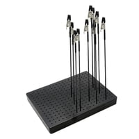 Magideal - Soporte De Pintura Base Hobby Clip De Soporte Herramienta De Modelado Artesanía Diy Aerógrafo Pulverización Hobby Piezas De Modelado , Soporte Clip Soporte L Y 10 Clip