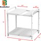 thumbnail image 4 of Estante Expandible Deco Brothers 39-64 cm Blanco de 2 Niveles, 4 of 5
