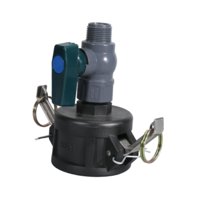 Ioensy - Adaptador De Contenedor Ibc, Fácil De Instalar, Resistente Y A Prueba De Fugas Para Manguera De Jardín